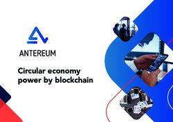 Circular economy power by blockchain - Antereum