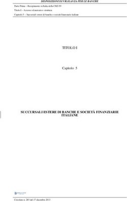 TITOLO I - Banca d'Italia