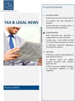 TAX & LEGAL NEWS - CLA Consulting