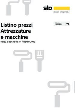 Listino prezzi Attrezzature e macchine - Valida a partire dal 1 febbraio 2019 Costruire con coscienza - Sto AG