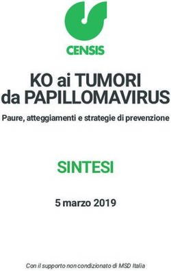 KO ai TUMORI da PAPILLOMAVIRUS - SINTESI 5 marzo 2019 - Panorama della Sanità