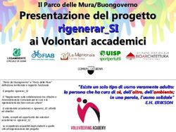 Presentazione del progetto rigenerar_SI ai Volontari accademici - Volunteering Academy