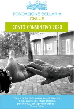 Conto Consuntivo 2020 - "Non si fa il proprio dovere perch&eacute; qualcuno ci dica grazie, lo si fa per principio, per se stessi, per la propria ...