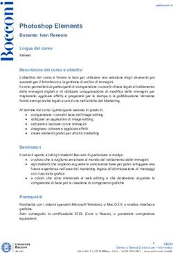 Photoshop Elements Docente: Ivan Renesto Lingua del corso Italiano