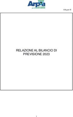 RELAZIONE AL BILANCIO DI PREVISIONE 2023