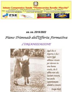 Piano Triennale dell'OffertaFormativa - L'ORGANIZZAZIONE aa. ss. 2019/2022 - Istituto Comprensivo ...