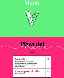 Men&ugrave; - La favola Con proposta al calice MAGGIO - Vurria Milano