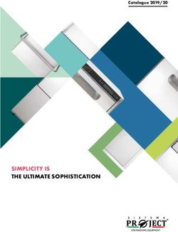 SIMPLICITY IS THE ULTIMATE SOPHISTICATION - Catalogue 2019/20 - Sistema Project Italia