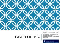 CRESCITA BATTERICA Giovanni Di Bonaventura, Ph.D - Scuola di Medicina e Scienze ...