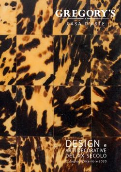 DESIGN e ARTI DECORATIVE DEL XX SECOLO Bologna, 9 Dicembre 2020 - DigitalOcean