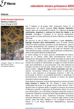 Calendario mostre primavera 2020 - aggiornato al 14 febbraio 2020 - Electa