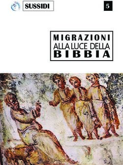 ALLA LUCE DELLA SUSSIDI - Scalabriniani