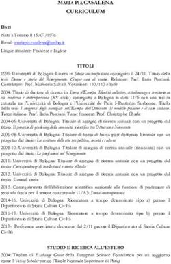 CURRICULUM MARIA PIA CASALENA - Unibo