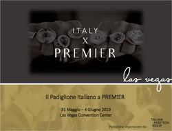 Il Padiglione Italiano a PREMIER - 31 Maggio - 4 Giugno 2019 Las Vegas Convention Center - CNA Vicenza