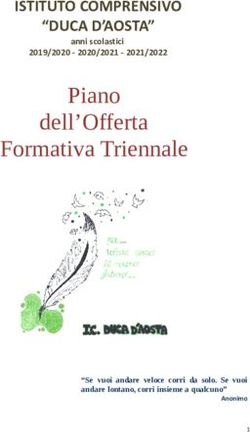 Piano dell'Offerta Formativa Triennale - ISTITUTO COMPRENSIVO "DUCA D'AOSTA" anni scolastici - ICS Duca d'Aosta