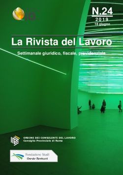 N.24 La Rivista del Lavoro - Settimanale giuridico, fiscale, previdenziale - Spitella Tamilia Associati