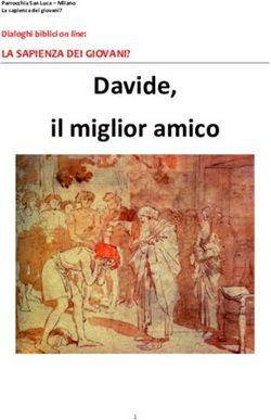 Davide, il miglior amico - LA SAPIENZA DEI GIOVANI? Dialoghi biblici on line: Parrocchia San Luca Evangelista ...