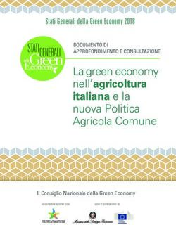 La green economy nell'agricoltura italiana e la nuova Politica Agricola Comune - Stati Generali della Green Economy 2018