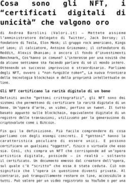 Cosa sono gli NFT, i "certificati digitali di unicit&agrave;" che valgono oro