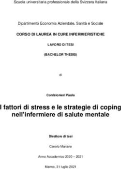 I fattori di stress e le strategie di coping nell'infermiere di salute mentale