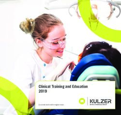 Clinical Training and Education 2019 - Kulzer