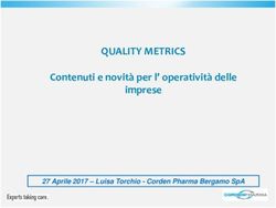 QUALITY METRICS CONTENUTI E NOVITÀ PER L' OPERATIVITÀ DELLE IMPRESE - 27 APRILE 2017 - LUISA TORCHIO - CORDEN PHARMA BERGAMO SPA - ASCHIMFARMA