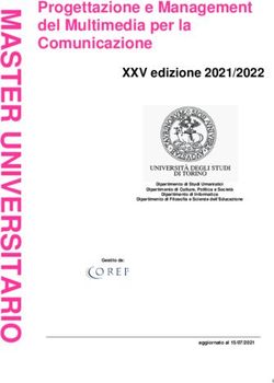 Progettazione e Management del Multimedia per la Comunicazione - Master in progettazione e ...