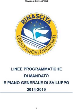 LINEE PROGRAMMATICHE DI MANDATO E PIANO GENERALE DI SVILUPPO 2014-2019 - Allegato A DCC n.15/2014 - L'Obiettivo