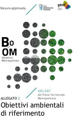 Obiettivi ambientali di riferimento - Stesura approvata - Piano Territoriale ...