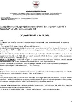 FAQ AGGIORNATE AL 14.04 2021 - Regione Sardegna