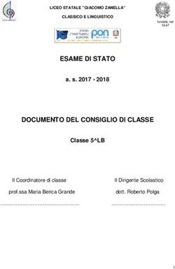 ESAME DI STATO - Liceo Classico-Linguistico Zanella