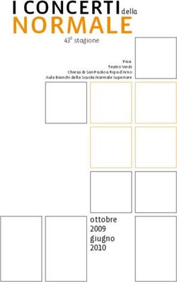 Normale i concertidella - ottobre 2009 giugno 2010 - Scuola Normale Superiore