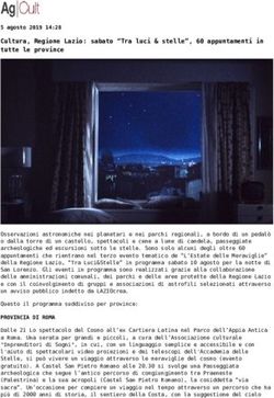 CULTURA, REGIONE LAZIO: SABATO "TRA LUCI & STELLE", 60 APPUNTAMENTI IN TUTTE LE PROVINCE - AGCULT