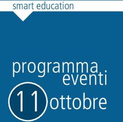 11 ottobre - Citt&agrave; della Scienza