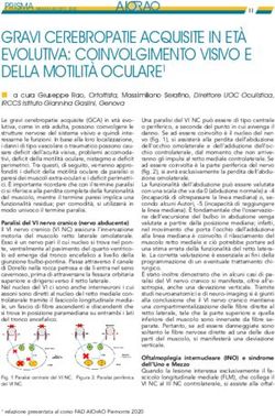GRAVI CEREBROPATIE ACQUISITE IN ET&Agrave; EVOLUTIVA: COINVOLGIMENTO VISIVO E DELLA MOTILIT&Agrave; OCULARE1
