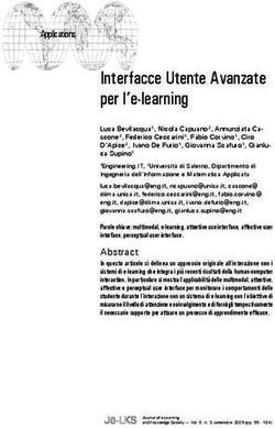 Interfacce Utente Avanzate per l'e-learning