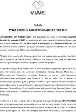 VIA(E) PRONTI I PRIMI 10 PACCHETTI TRA LIGURIA E PIEMONTE - ALEXALA