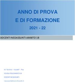 ANNO DI PROVA E DI FORMAZIONE 2021 - 22 DOCENTI NEOASSUNTI AMBITO 18