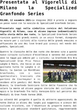 Presentata al Vigorelli di Specialized