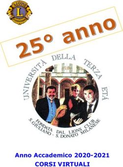 CORSI VIRTUALI Anno Accademico 2020-2021 - Universit&agrave; ...