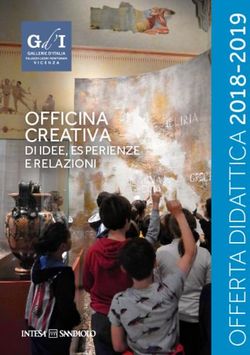 OFFICINA CREATIVA DI IDEE, ESPERIENZE E RELAZIONI