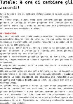 Tutela: &egrave; ora di cambiare gli accordi!