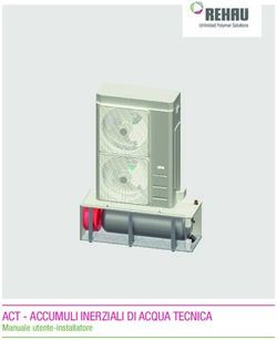 ACT - ACCUMULI INERZIALI DI ACQUA TECNICA - Manuale utente-installatore - Rehau