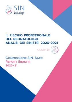 Commissione SIN-Safe: Report Sinistri 2020-21 - A CURA DI - Societ&agrave; ...