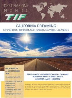 CALIFORNIA DREAMING I grandi parchi dell'Ovest, San Francisco, Las Vegas, Los Angeles - TIF Viaggi