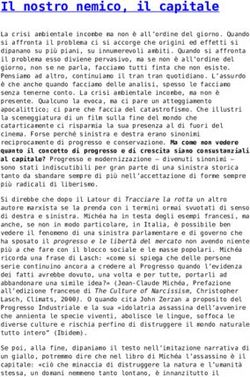 Il nostro nemico, il capitale