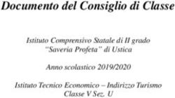 Documento del Consiglio di Classe - Istituto Comprensivo Statale di II grado "Saveria Profeta" di Ustica Anno scolastico 2019/2020 Istituto ...