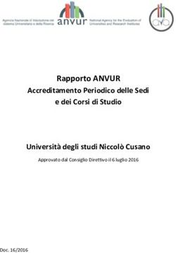 Rapporto ANVUR Accreditamento Periodico Delle Sedi E Dei Corsi Di ...