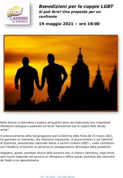 Benedizioni per le coppie LGBT - Si pu&ograve; fare? Una proposta per un confronto - Cammini di speranza