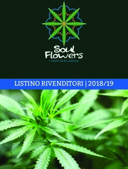 LISTINO RIVENDITORI | 2018/19 - I FIORI PER L'ANIMA